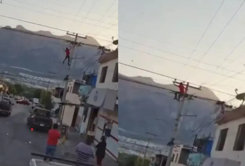 Vecinos captaron el momento del impacto. Vecinos captaron el momento del impacto.