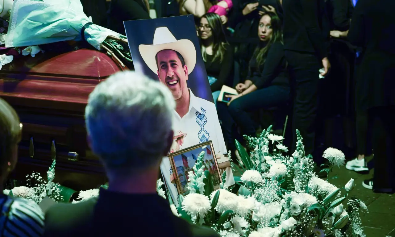  Así fue el funeral de Carlos Manzo, alcalde de Uruapan. 