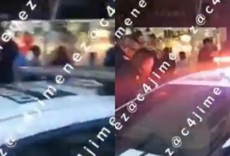 El adolescente fue detenido y trasladado al ministerio público.