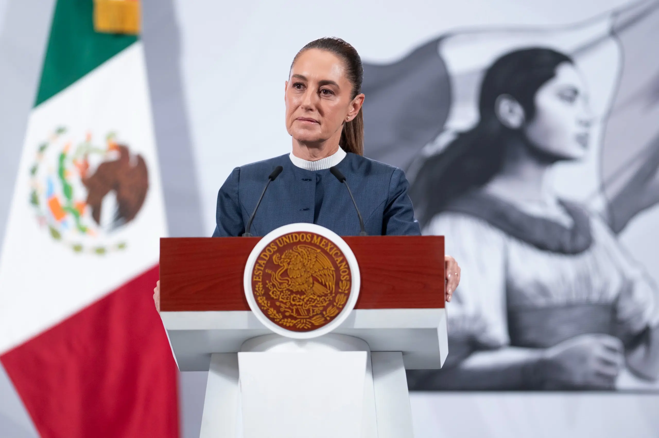 Sheinbaum rechazó la intervención. Presidencia.