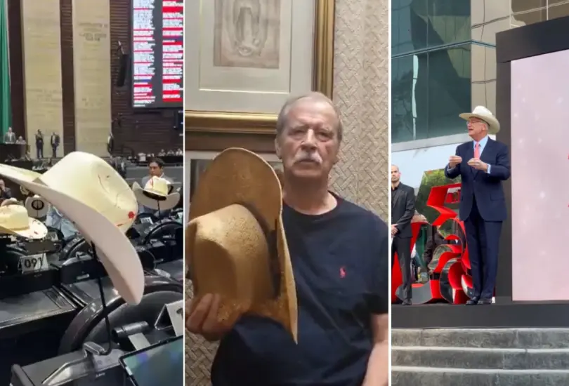 Oposición provoca indignación al usar el sombrero de Carlos Manzo Oposición provoca indignación al usar el sombrero de Carlos Manzo