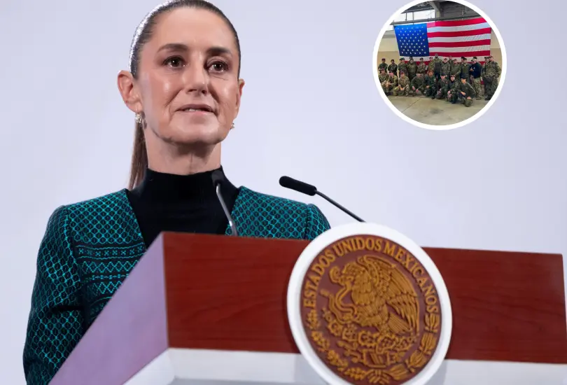 La presidenta Claudia Sheinbaum descartó la llegada de tropas estadounidenses a México. La presidenta Claudia Sheinbaum descartó la llegada de tropas estadounidenses a México.