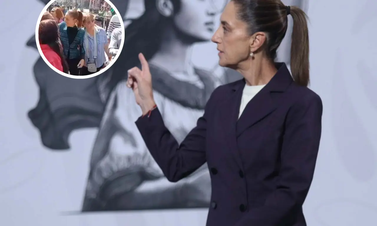  Sheinbaum relata agresión en su contra. 