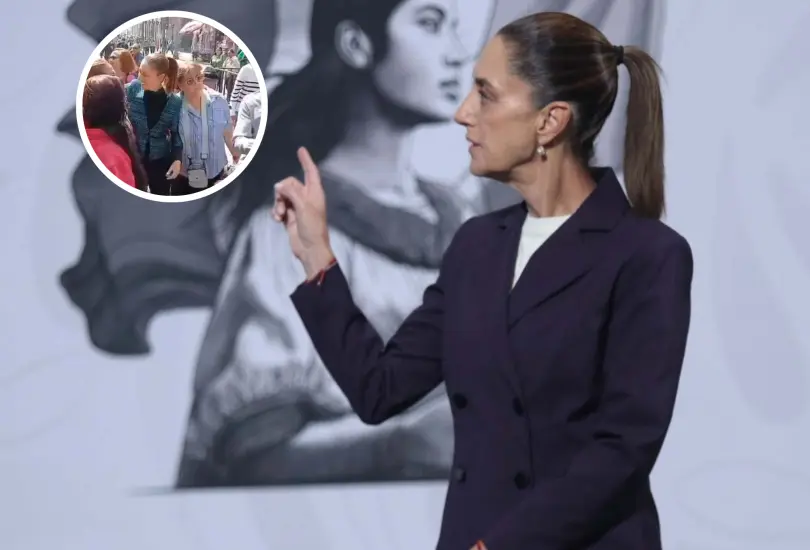 Sheinbaum relata agresión en su contra.