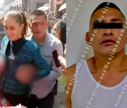 Detienen al sujeto que agredió a la presidenta Claudia Sheinbaum afuera de Palacio Nacional 