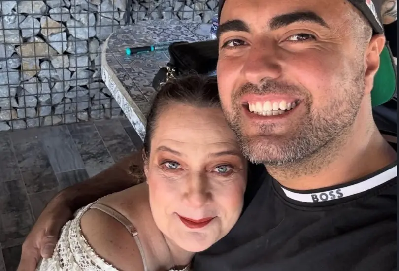 Diana Golden y su novio Diana Golden y su novio