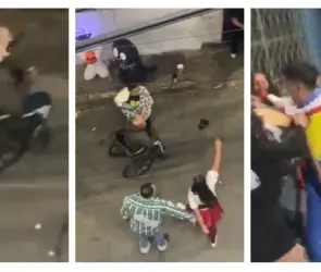 Riña en Álvaro Obregón: vecinos y un payaso de Reacomodo El Cuernito dan paliza a sujeto armado | VIDEO