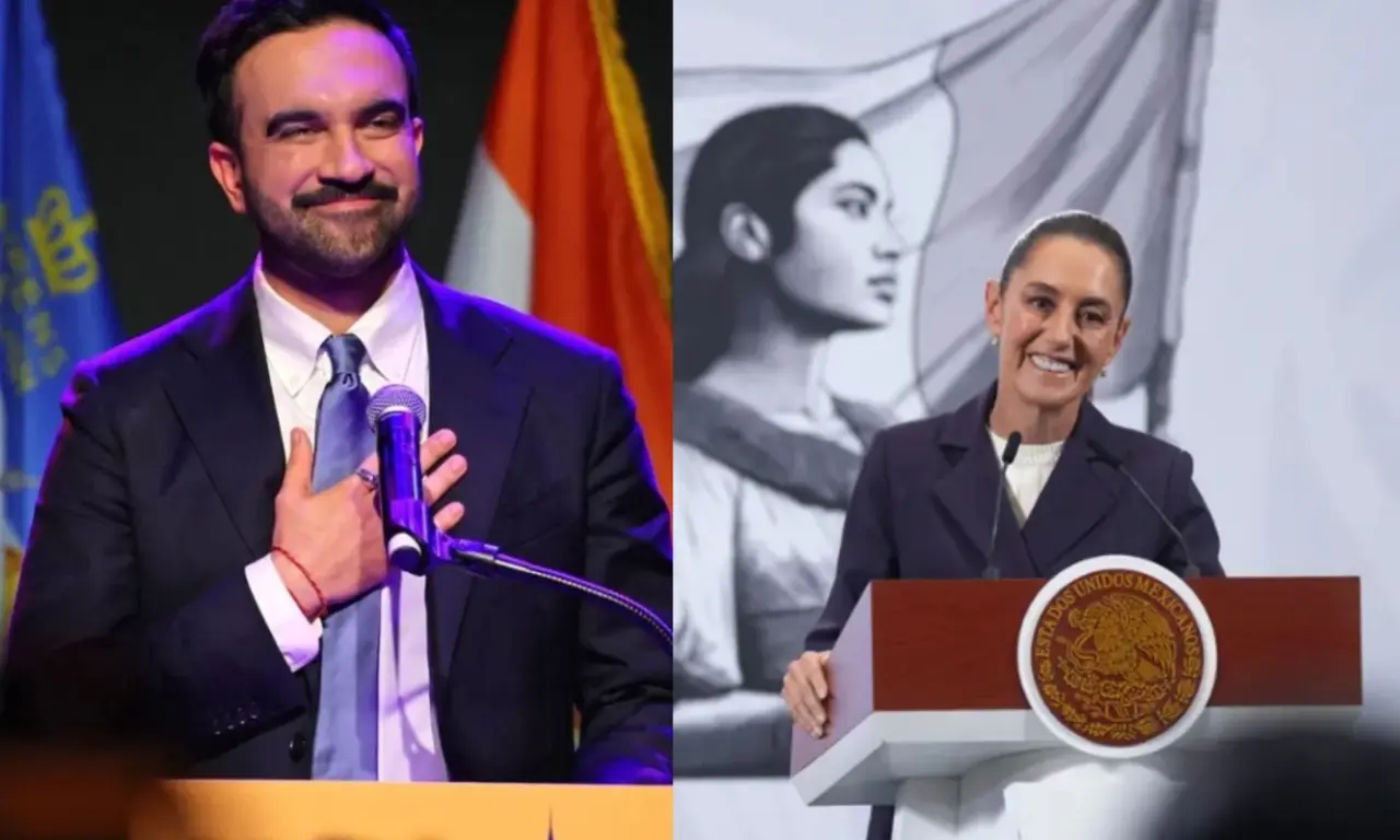  El alcalde electo en Nueva York ha reiterado la admiración que tiene hacia Sheinbaum. 
 