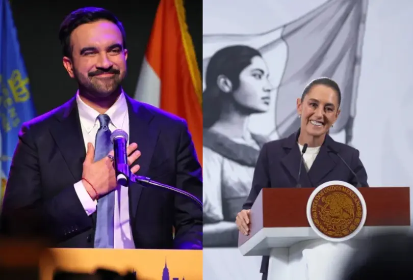 El alcalde electo en Nueva York ha reiterado la admiración que tiene hacia Sheinbaum. El alcalde electo en Nueva York ha reiterado la admiración que tiene hacia Sheinbaum.