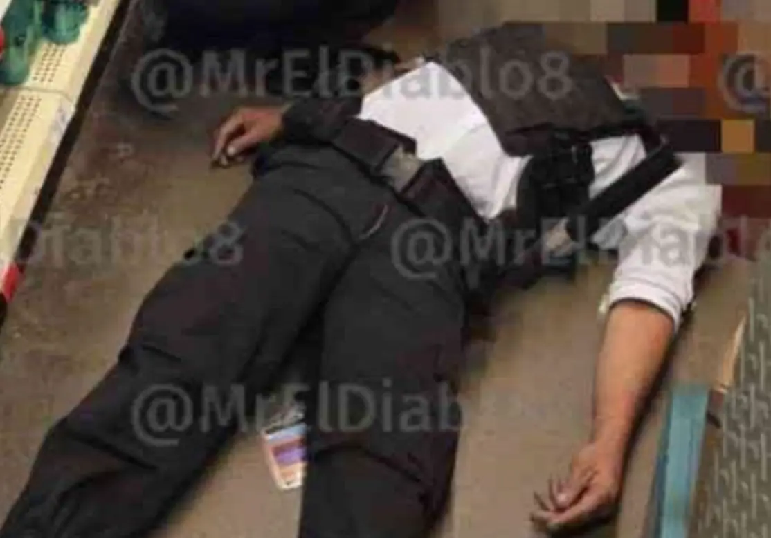 El guardia de seguridad murió al instante. Especial