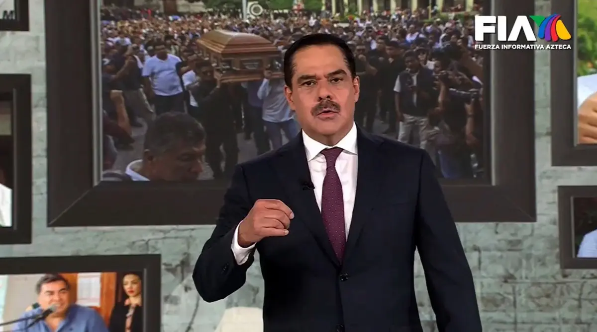 Alatorre aprovechó su noticiero en TV Azteca para responder. TV Azteca.