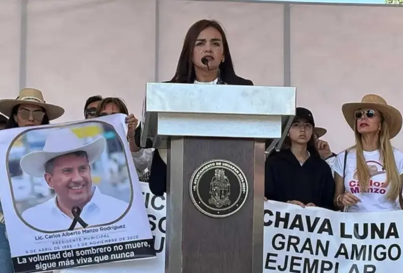 La alcaldesa de Uruapan dijo que continuará el legado de su esposo y exigió justicia por su asesinato. La alcaldesa de Uruapan dijo que continuará el legado de su esposo y exigió justicia por su asesinato.