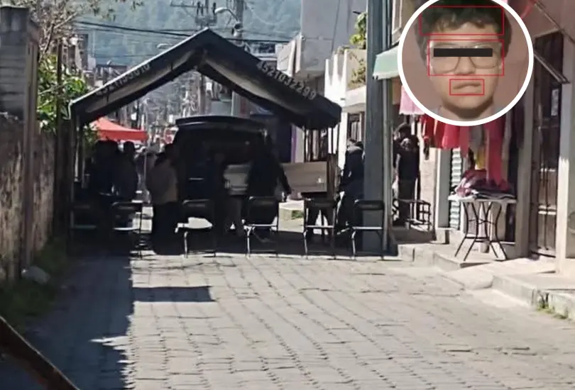 El velorio del sujeto que asesinó a Carlos Manzo.