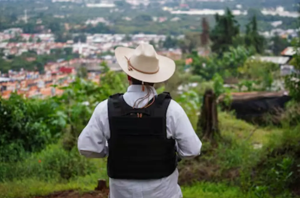 A raíz del asesinato, cientos de habitantes se han manifestado pacíficamente para exigir justicia y recordar la labor del alcalde. Cuartoscuro.