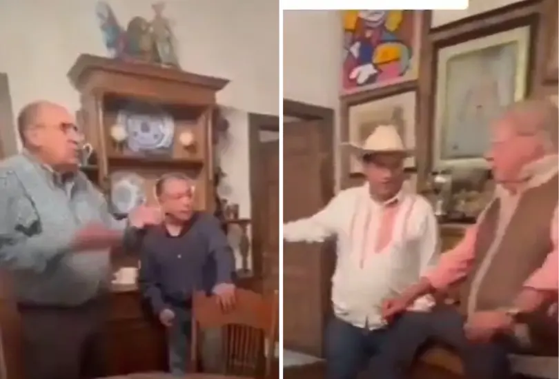 Carlos Alazraki junto a Carlos Manzo.