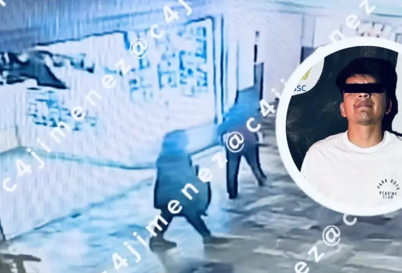 Captan en video el momento exacto del asalto a joyería Arag en Plaza San Jerónimo, CDMX