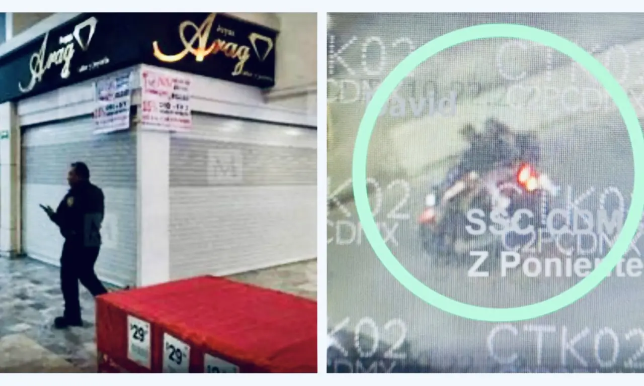  Balacera en Plaza San Jerónimo tras violento asalto a joyería Arag en CDMX 