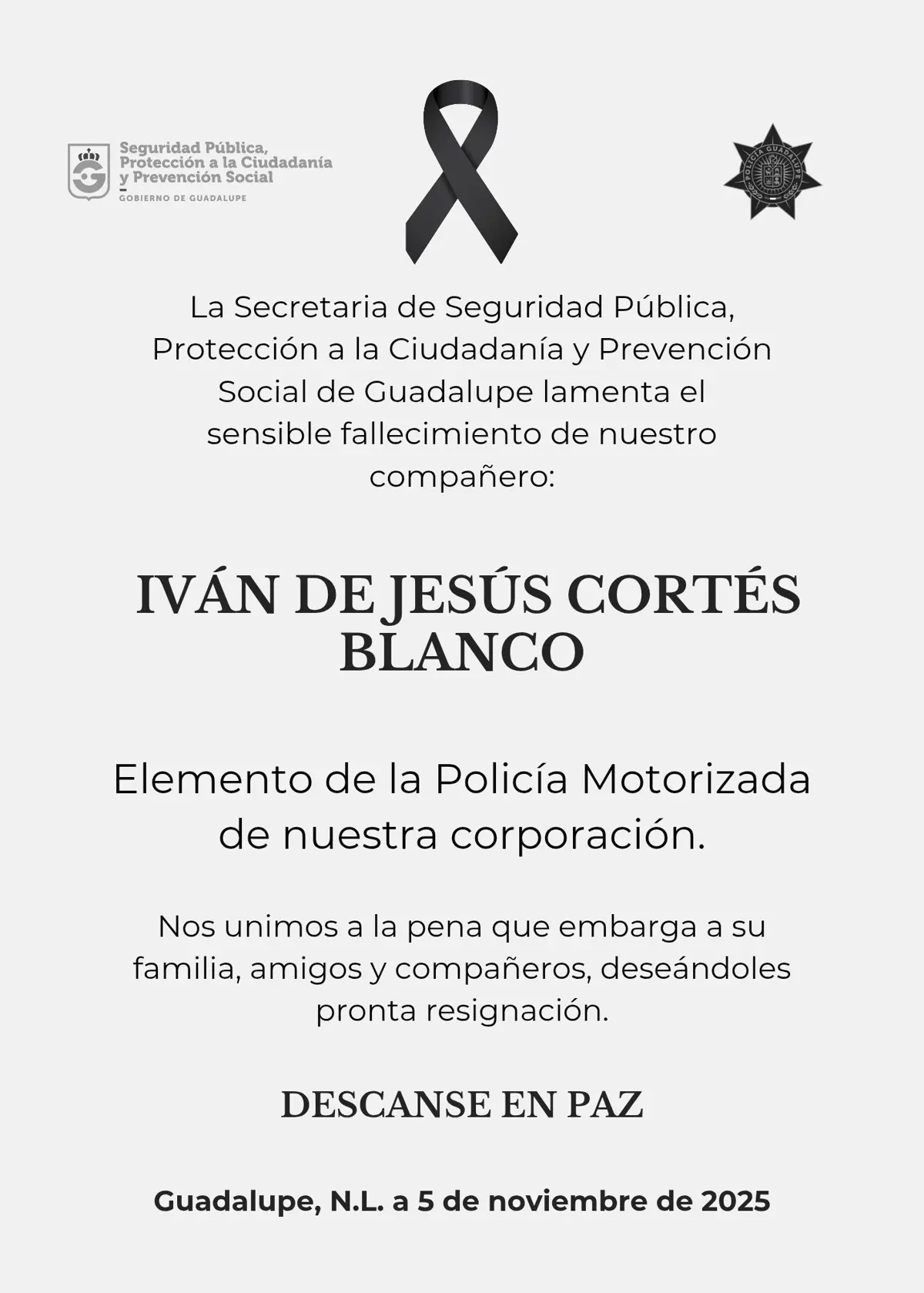 Madre de policía muerto se roba el dinero recaudado por sus compañeros Especial