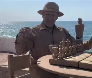 Matan a "El Arenas", artista de arena que dio identidad al malec&oacute;n de Puerto Vallarta