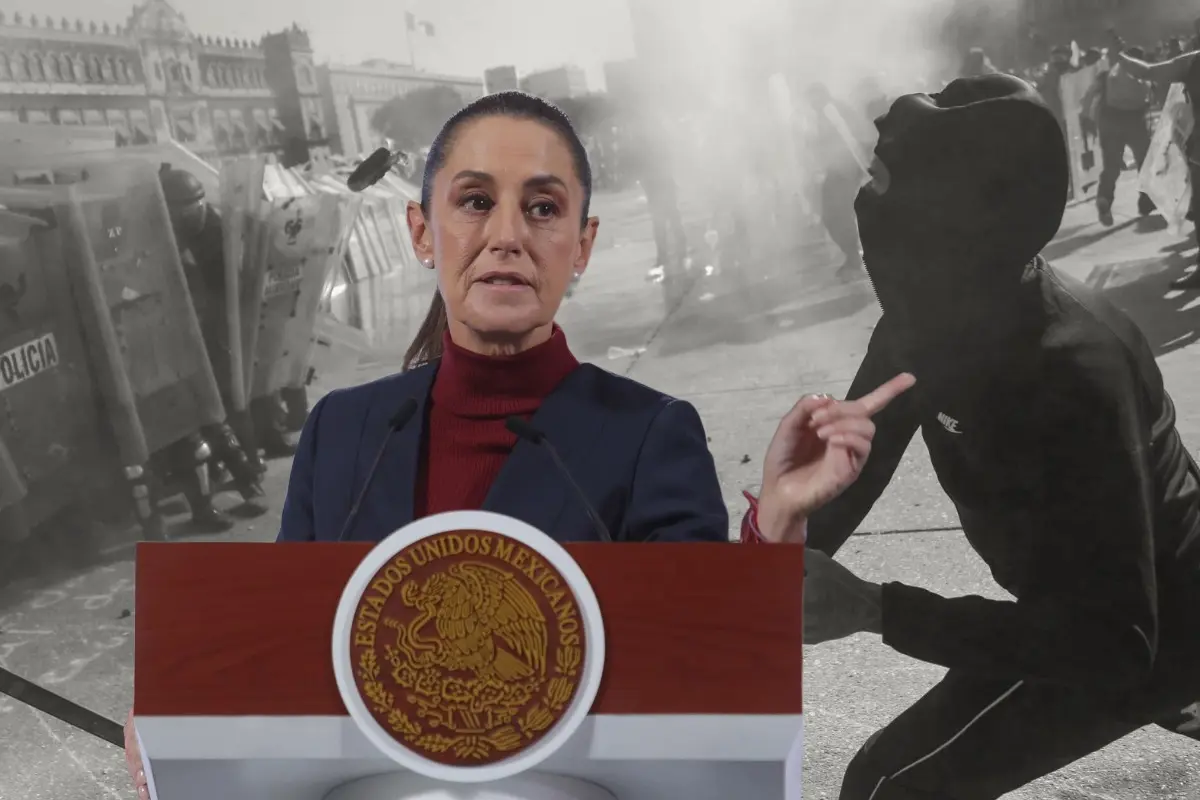  Sheinbaum condena violencia en marcha Generación Z 