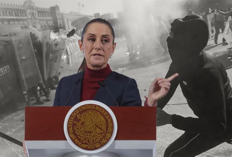 Sheinbaum condena violencia en marcha Generación Z Sheinbaum condena violencia en marcha Generación Z