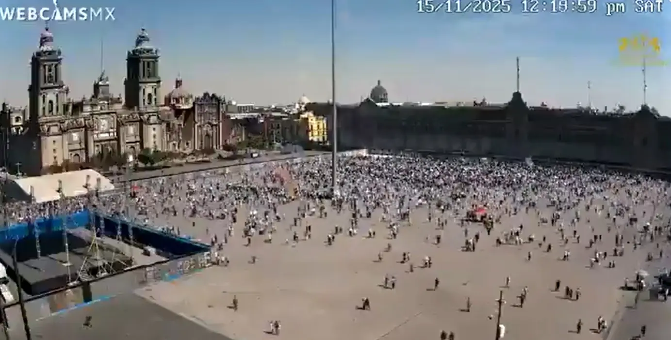  ¿Realmente llenaron la plancha del Zócalo? 