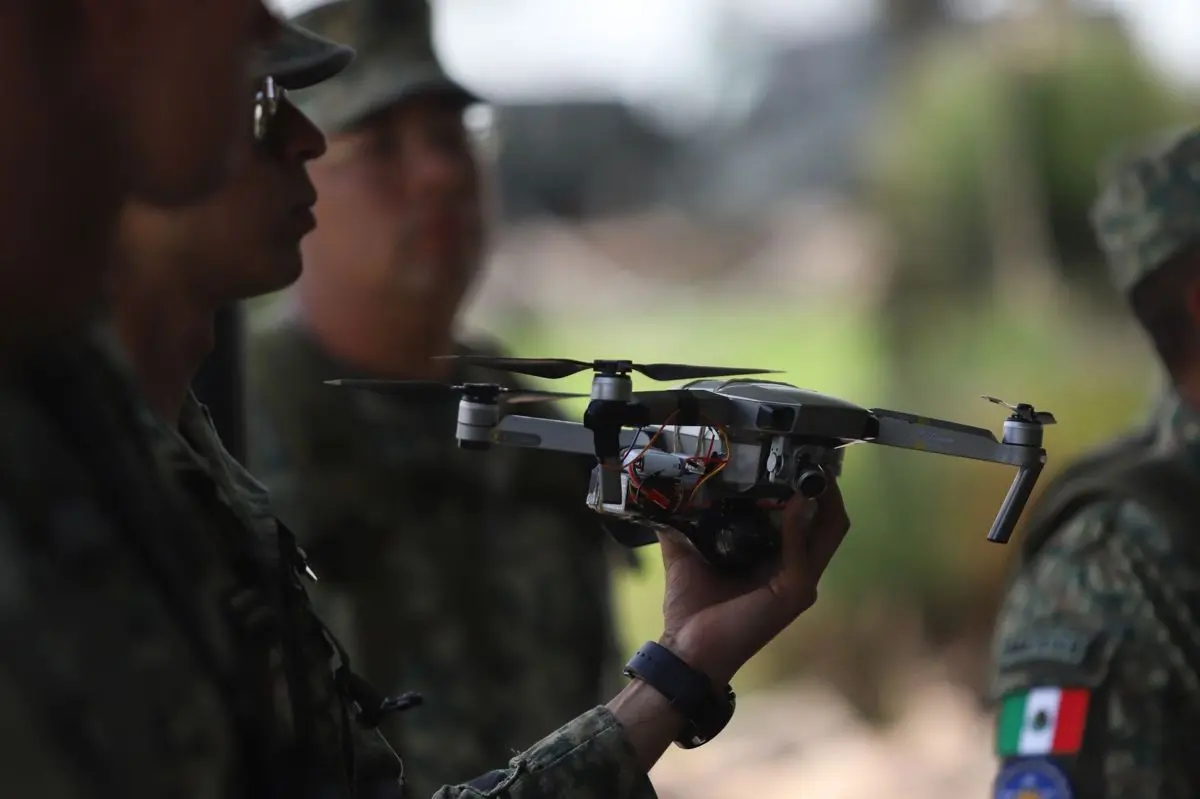 Drones cargados con explosivos Cuartoscuro