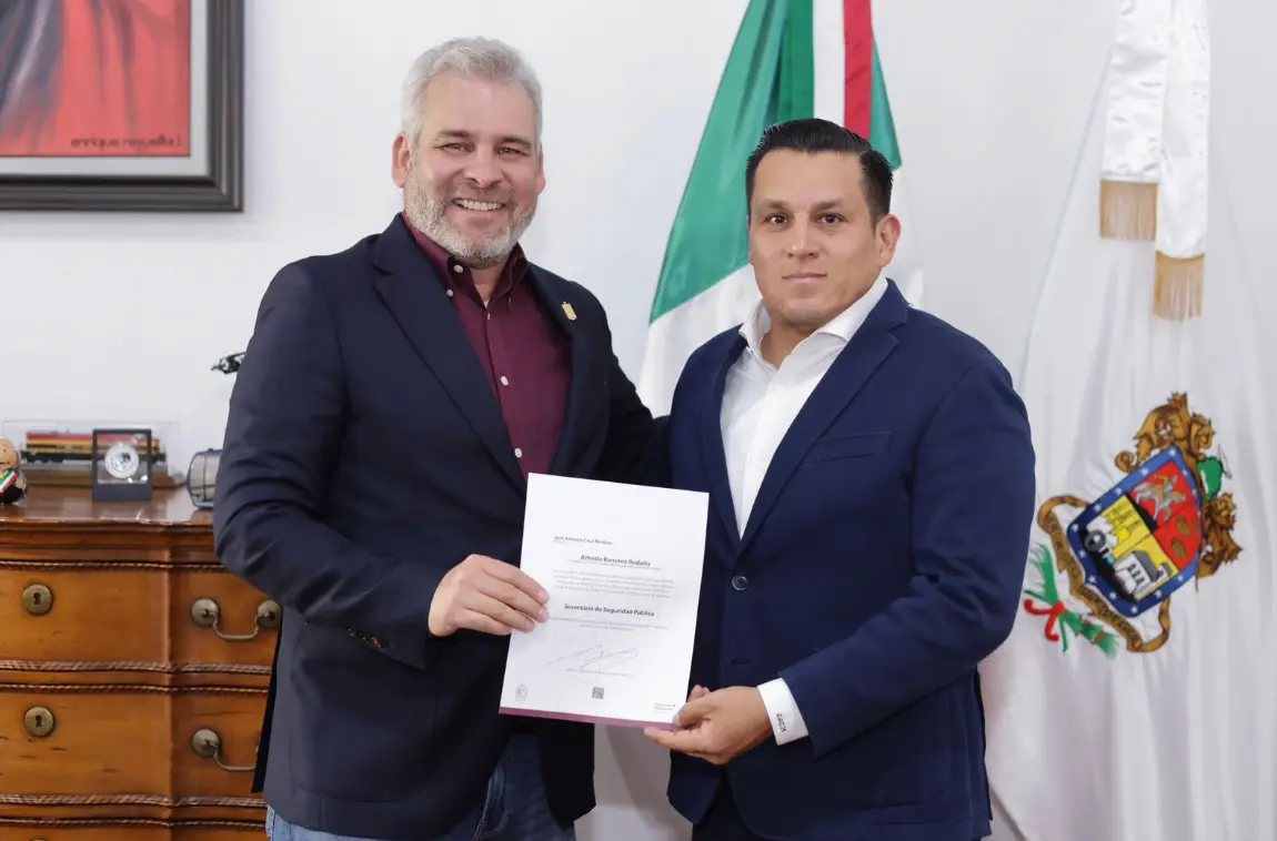 Este domingo se anunció su titularidad de la Secretaría de Seguridad Pública de Michoacán. Gobierno de Michoacán.