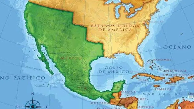 El territorio de México antes del robo de Estados Unidos. Especial.