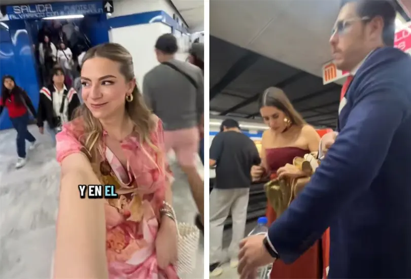 Joven se quejar del olor del Metro