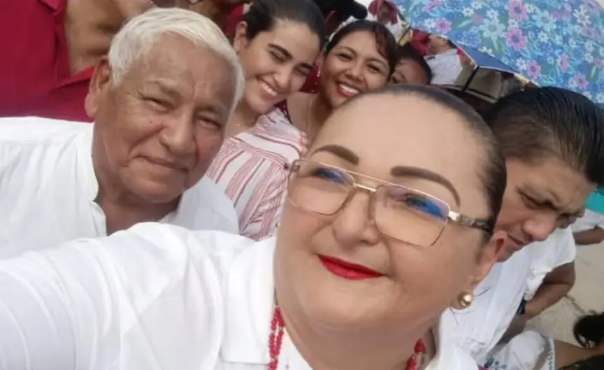 Su labor como docente y su participación sindical le permitieron consolidar vínculos sólidos con comunidades escolares, maestros y familias del municipio. Facebook.