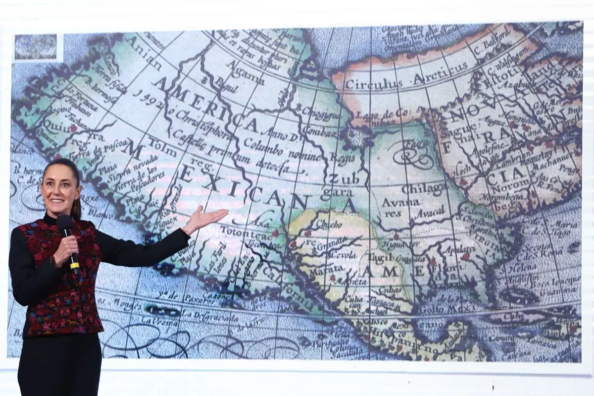 En alguna ocasión Sheinbaum mencionó la América mexicana. Cuartoscuro.