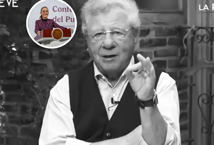 La amenaza de Alazraki a Sheinbaum.