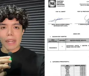 Revelan contrato millonario del PAN con Edson Andrade, impulsor de la Marcha de la Generación Z