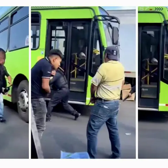 Policía dispara al piso para frenar una pelea en la Central de Abasto CDMX