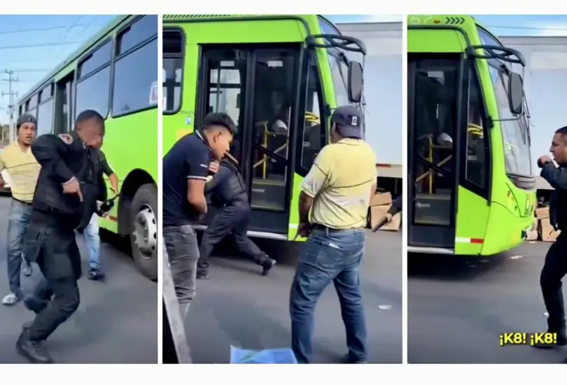 Policía dispara al piso para frenar una pelea en la Central de Abasto CDMX