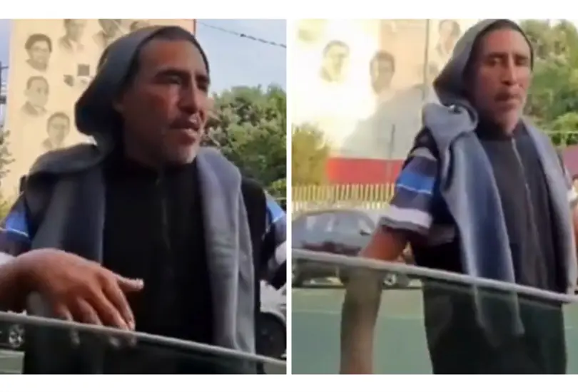 Mujer exhibe a franelero que la quería extorsionar frente al Hospital General de la CDMX