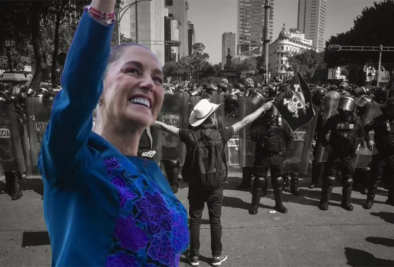 Fracasa la marcha Gen Z 2.0 en CDMX tras mensaje de Sheinbaum