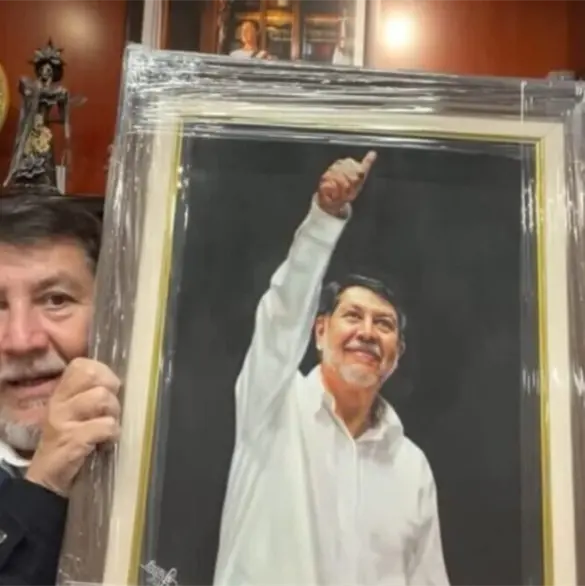 Senado desata polémica por gastar 27 mil pesos en retrato de Noroña