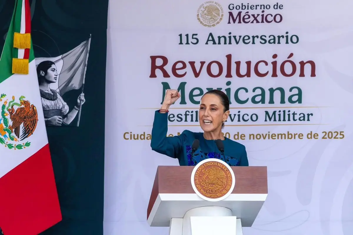 Ante miles de asistentes, la mandataria advirtió que los discursos que promueven la confrontación y los llamados a la intervención extranjera contradicen el camino democrático. Presidencia.