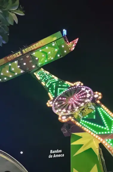 Mientras la góndola oscilaba, los músicos continuaban su interpretación con sorprendente control, mostrando no sólo entusiasmo, sino también la habilidad para mantener el ritmo pese a la intensidad del movimiento. Captura de pantalla.