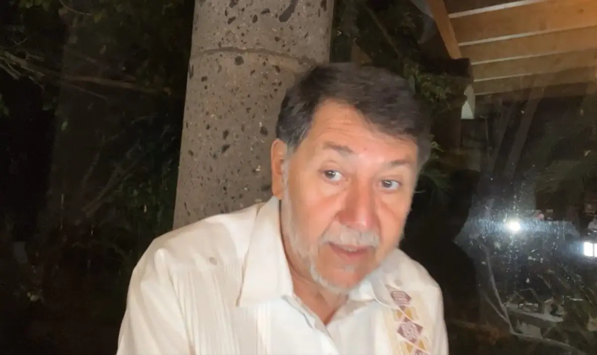 Noroña hizo una transmisión en FB para sus seguidores. FB: Noroña.