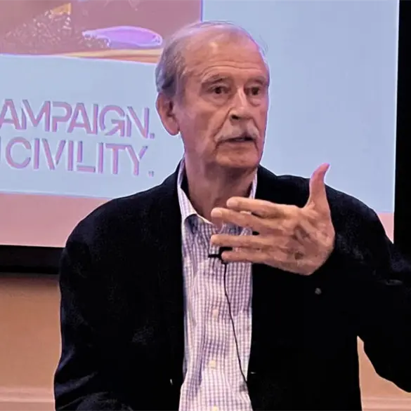 Vicente Fox lanza Vértice MX, su apuesta política rumbo a las elecciones de 2030