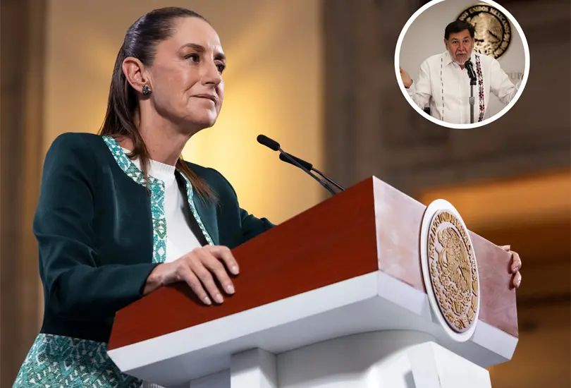 Sheinbaum criticó la postura de Noroña.