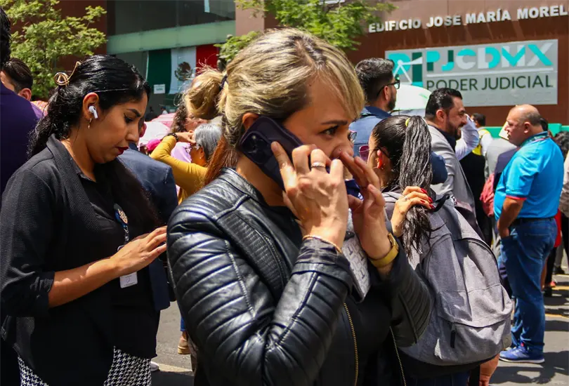 Microsismo sorprende a capitalinos.