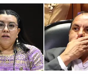Cuauhtémoc Blanco lanza beso a diputada tras llamarlo violentador; ella denuncia acoso