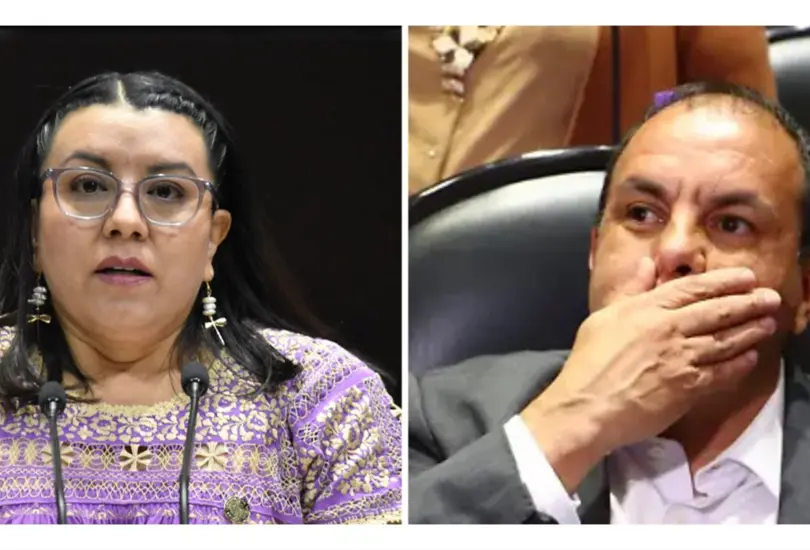 Cuauhtémoc Blanco lanza beso a diputada tras llamarlo violentador ; ella denuncia acoso Cuauhtémoc Blanco lanza beso a diputada tras llamarlo violentador ; ella denuncia acoso