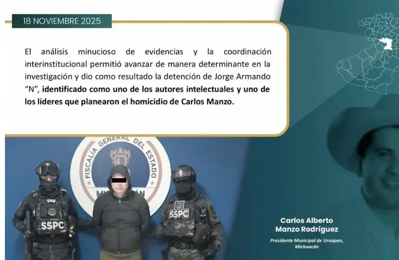 De acuerdo con autoridades, 'El Licenciado', fungía como mando y emitió instrucciones al grupo para ejecutar el ataque. Especial