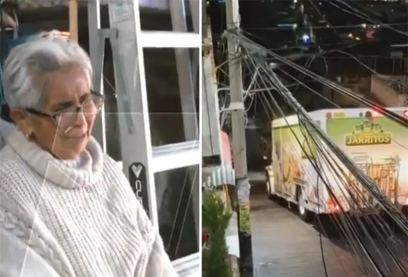 La mujer relató que el alcalde mandó quitar la valla que protegía su vivienda de accidentes: "he ido a la delegación y no me hace caso el delegado".