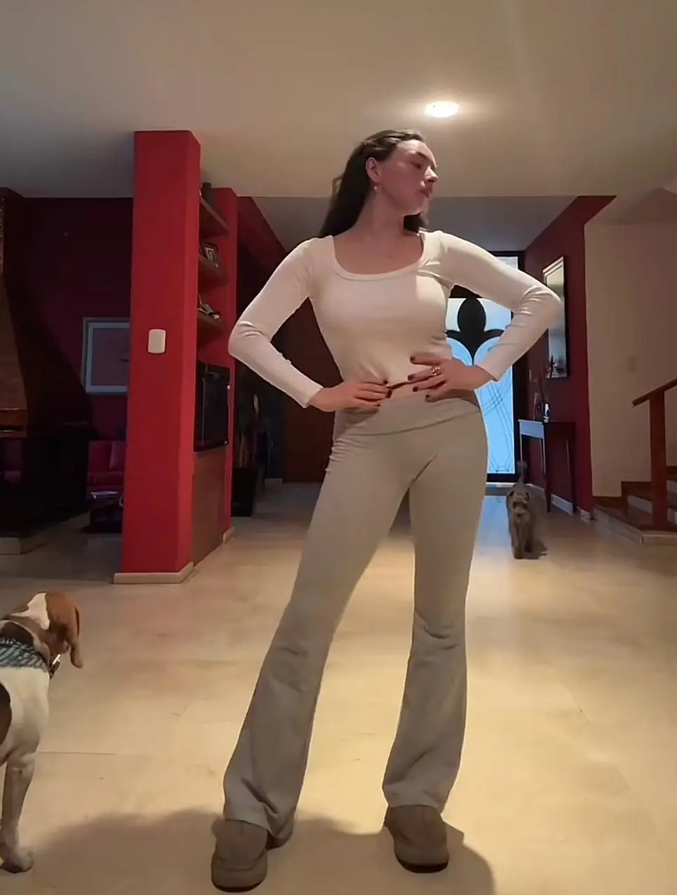 Según ha compartido, durante la estancia de su abuelo en La Granja VIP, ella se quedó al cuidado de sus mascotas.